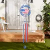 Patriotic Welcome Weathervane Wind Chime for Friends & Family