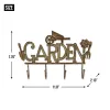 Decorative Cast Iron Wall Hook for Garden Use