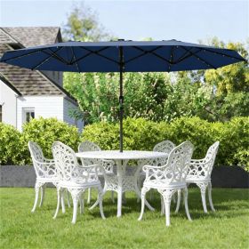 Garden Umbrella, Sunshade Umbrella, Terrace Umbrella, Courtyard Umbrella, Blue