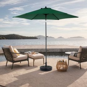 9FT Outdoor Patio Umbrella,Outdoor Table Umbrella with 6 Sturdy Ribs, Push Button Tilt and Crank,Yard Umbrella, Market Umbrella for Deck, Backyar