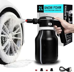 Electric Foam Sprayer for Thick Rich Foam, 2L Cordless Portable - Professional Pressurized Foam Cannon for Car Wash & Detailing