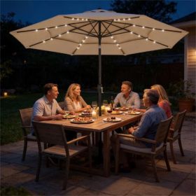 Outdoor terrace umbrella, sunshade umbrella, courtyard umbrella, khaki
