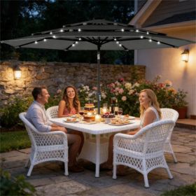 Outdoor terrace umbrella, sunshade umbrella, courtyard umbrella, black