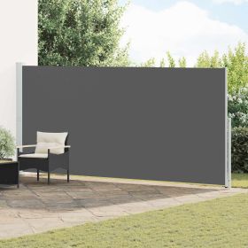 Retractable Side Awning Anthracite 236.22 x 78.74 in Polyester