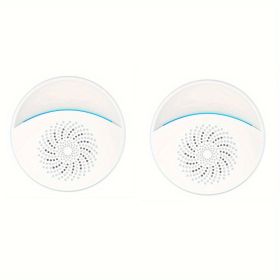 Ultrasonic Variable Frequency Mosquito Repellent; Rat Repellent; Household Children's Radiation-free Repellent; Indoor Repellent; Roach Repellent (Color: White, Quantity: 2pack)